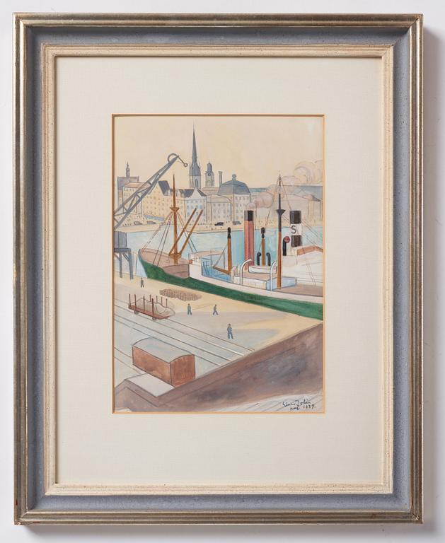 Einar Jolin, View over Stockholm.