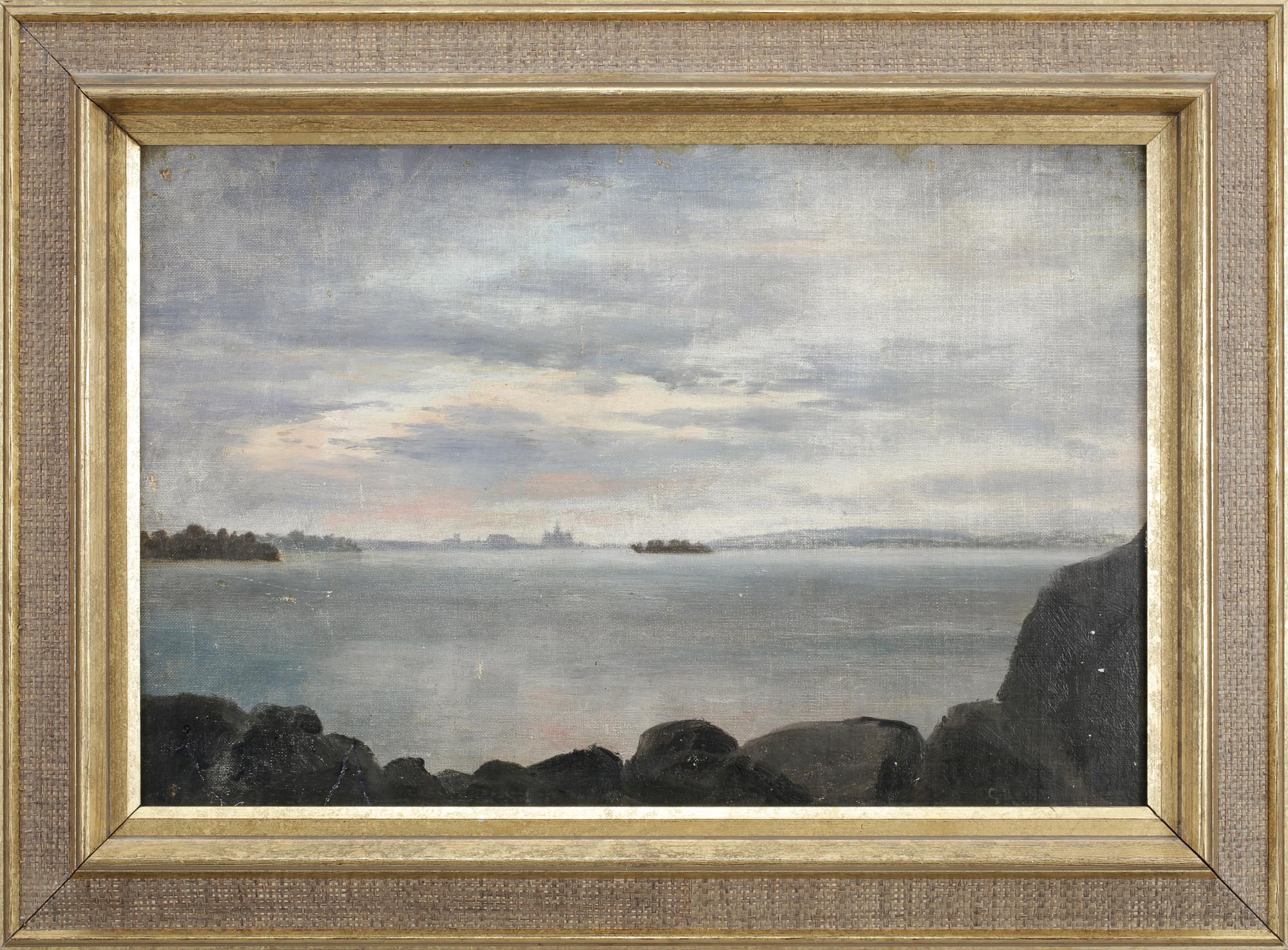 GUSTAF RYDBERG, olja på duk, signerad Gustaf Rydberg.