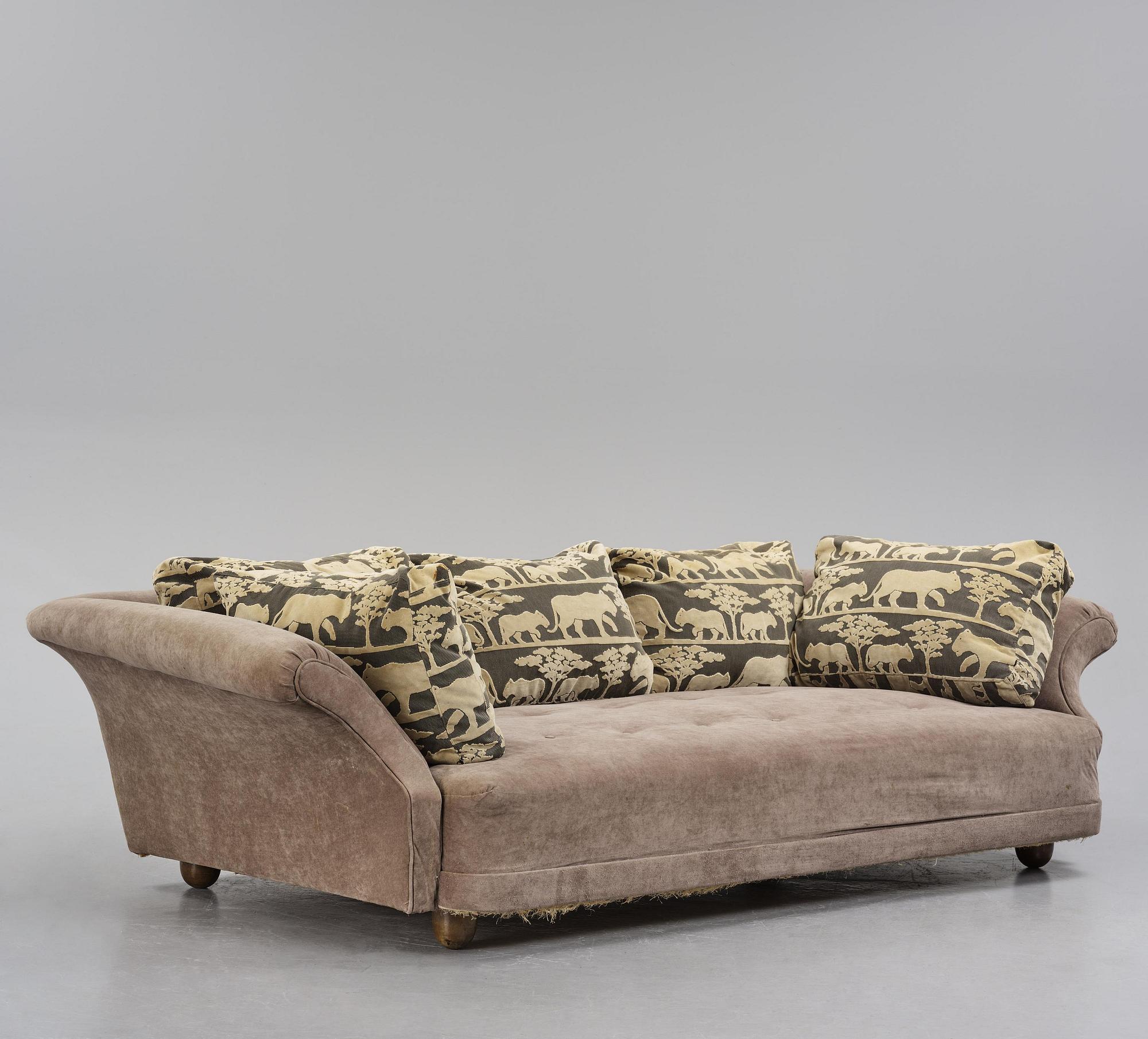 Josef Frank, soffa, "Liljevalchssoffan", Firma Svenskt Tenn, sannolikt 1940-tal.