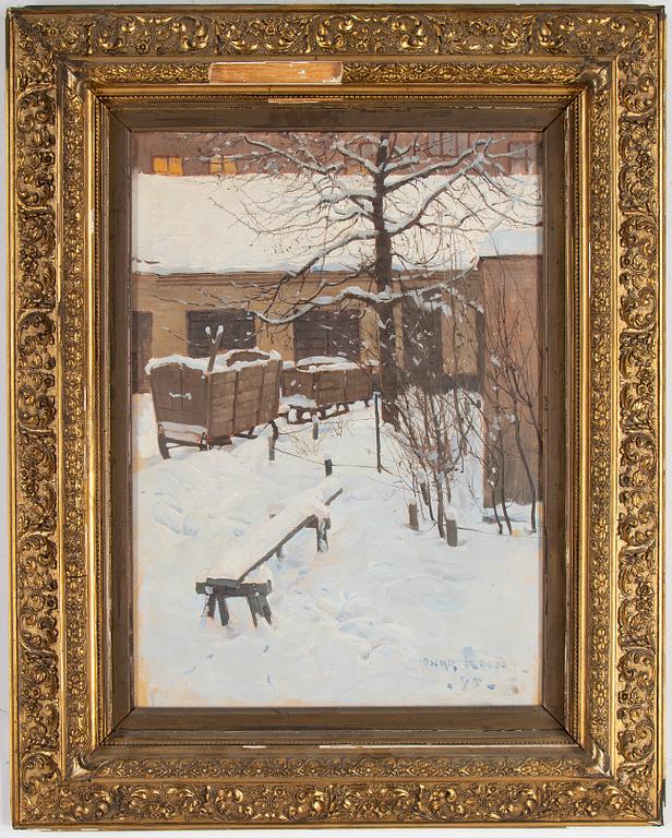 Oscar Keen, oil on canvas, signed Keen and dated -95.