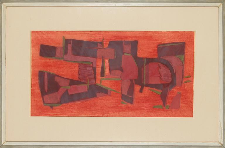 Jaakko Somersalo, Sommitelma punaisella.