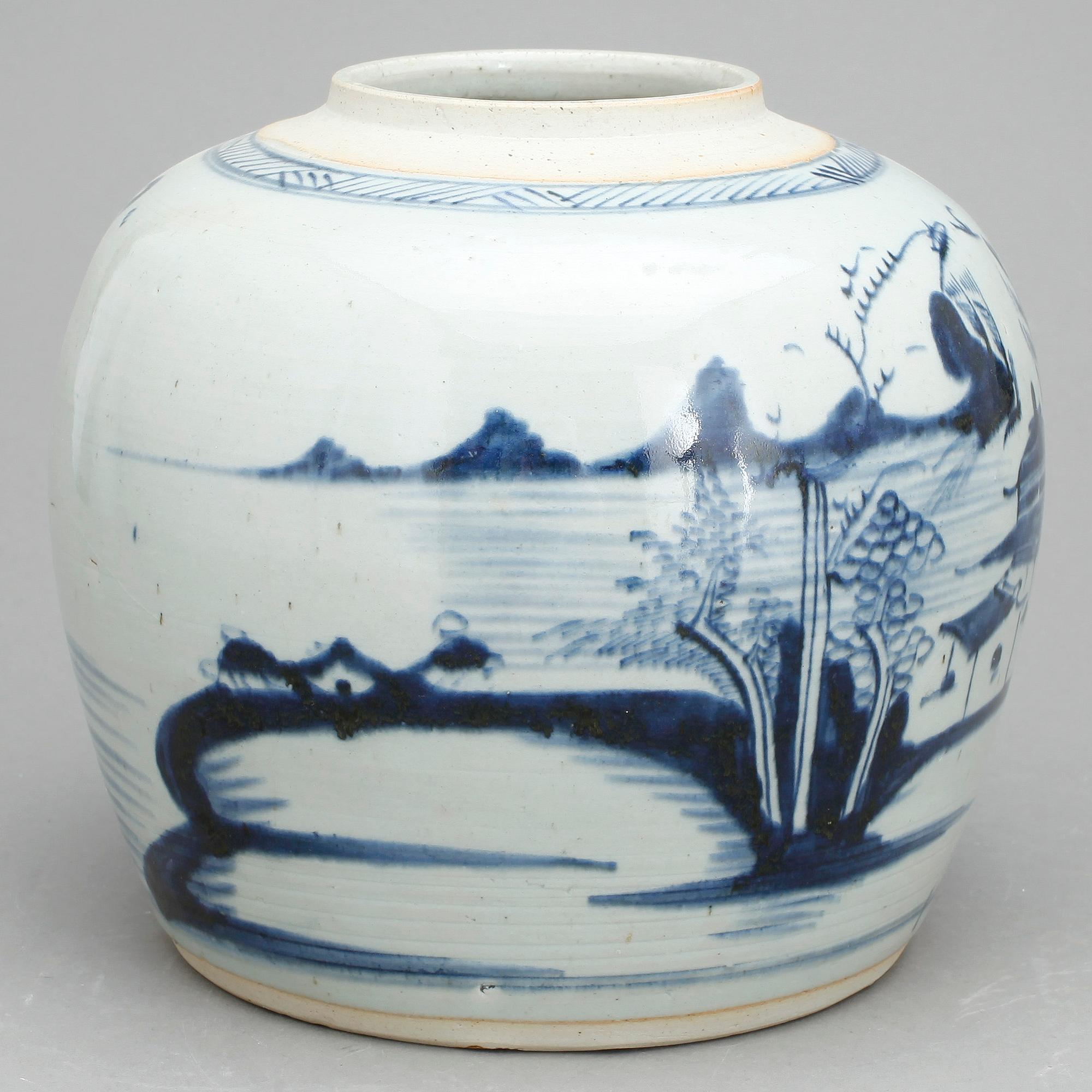 BOJAN, porslin, Kina sen Qing dynasti.