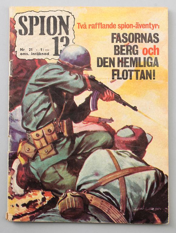 SERIETIDNINGAR, ca 80 st, 1960-tal.