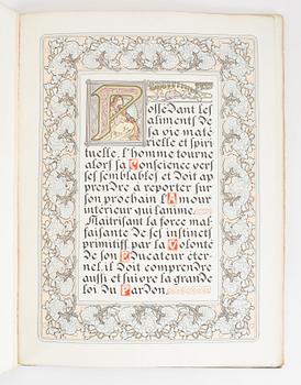 Mucha: Le Pater, with beautiful Art Nouveau lithographs.