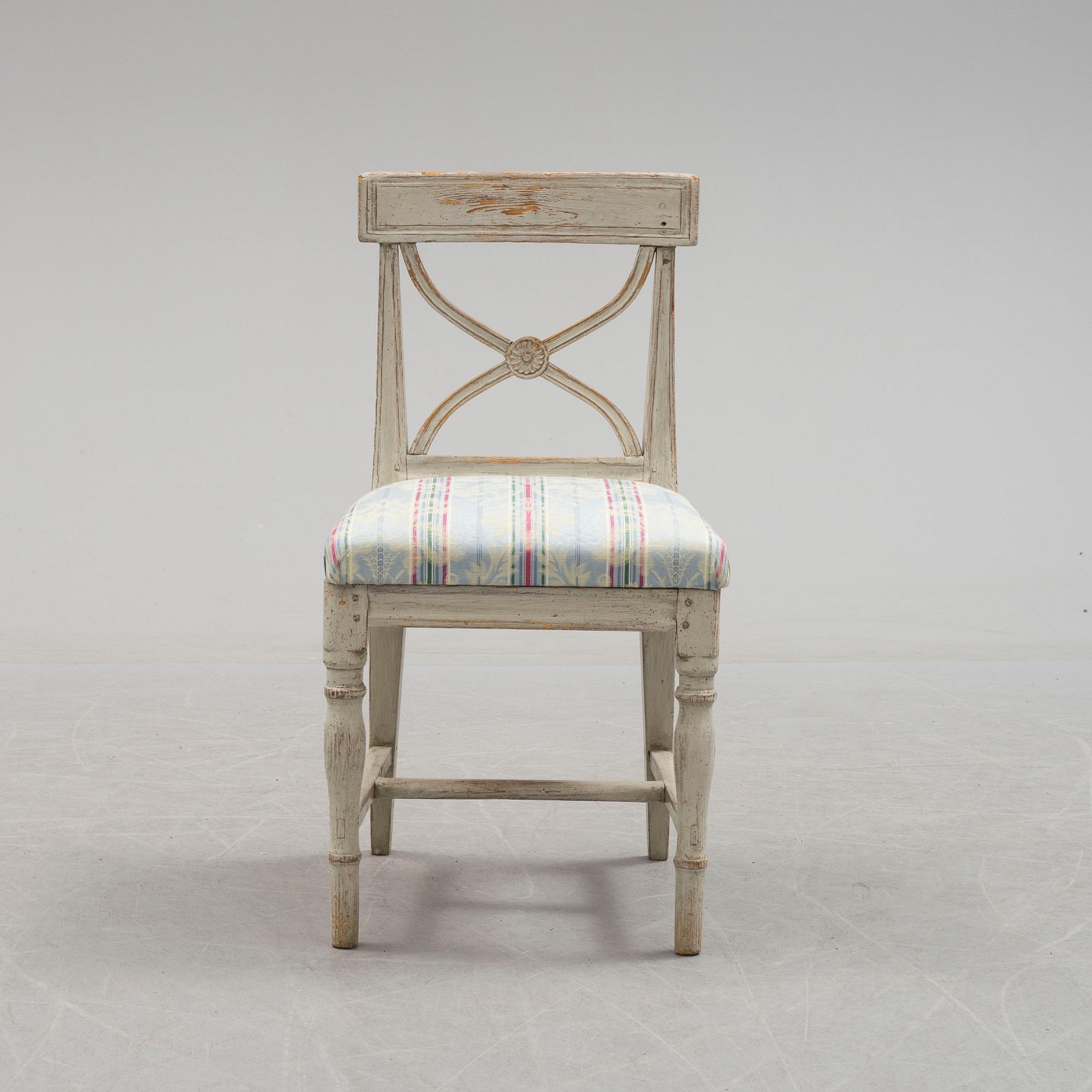 STOL, gustaviansk, s.k. Bellmanstol, 1800-talets början.