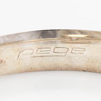 Smyckesset, 4 delar, silver, syntetisk stenar, Pege (Karl-Erik Palmberg), Alton, Sverige.