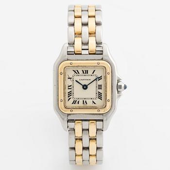 Cartier, Panthère, armbandsur, 21,5 x 21,5 (30) mm.