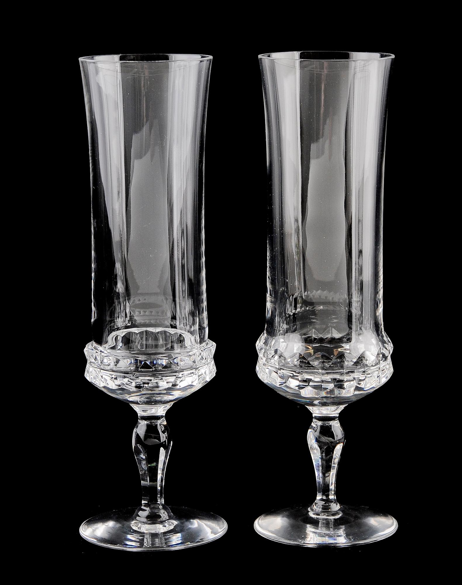 CHAMPAGNEGLAS, 12 st, "Silvia", Orrefors.