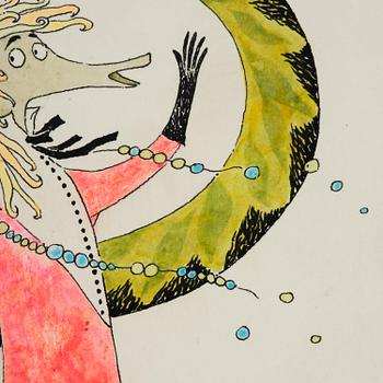 Tove Jansson, Fillyjonk with a snake.