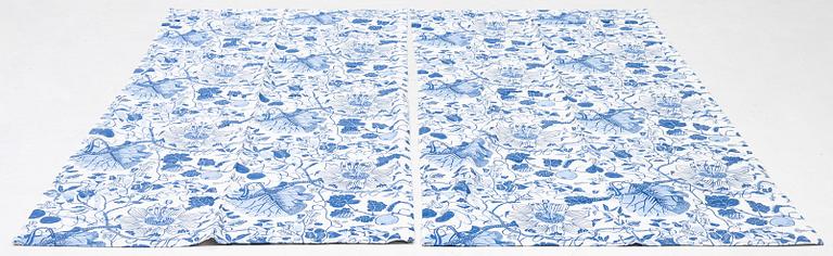 Josef Frank, gardiner, ett par, "La Plata", Firma Svenskt Tenn.