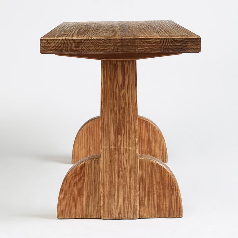 Axel Einar Hjorth, a 'Sandhamn' stained pine table, Nordiska Kompaniet, Sweden 1932.