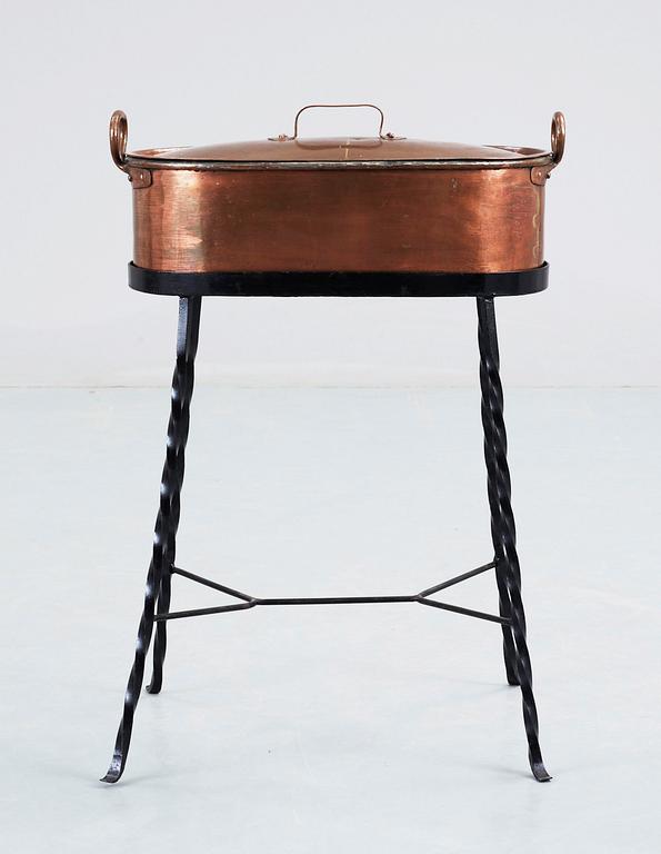 FISKGRYTA, koppar, 1800-tal.