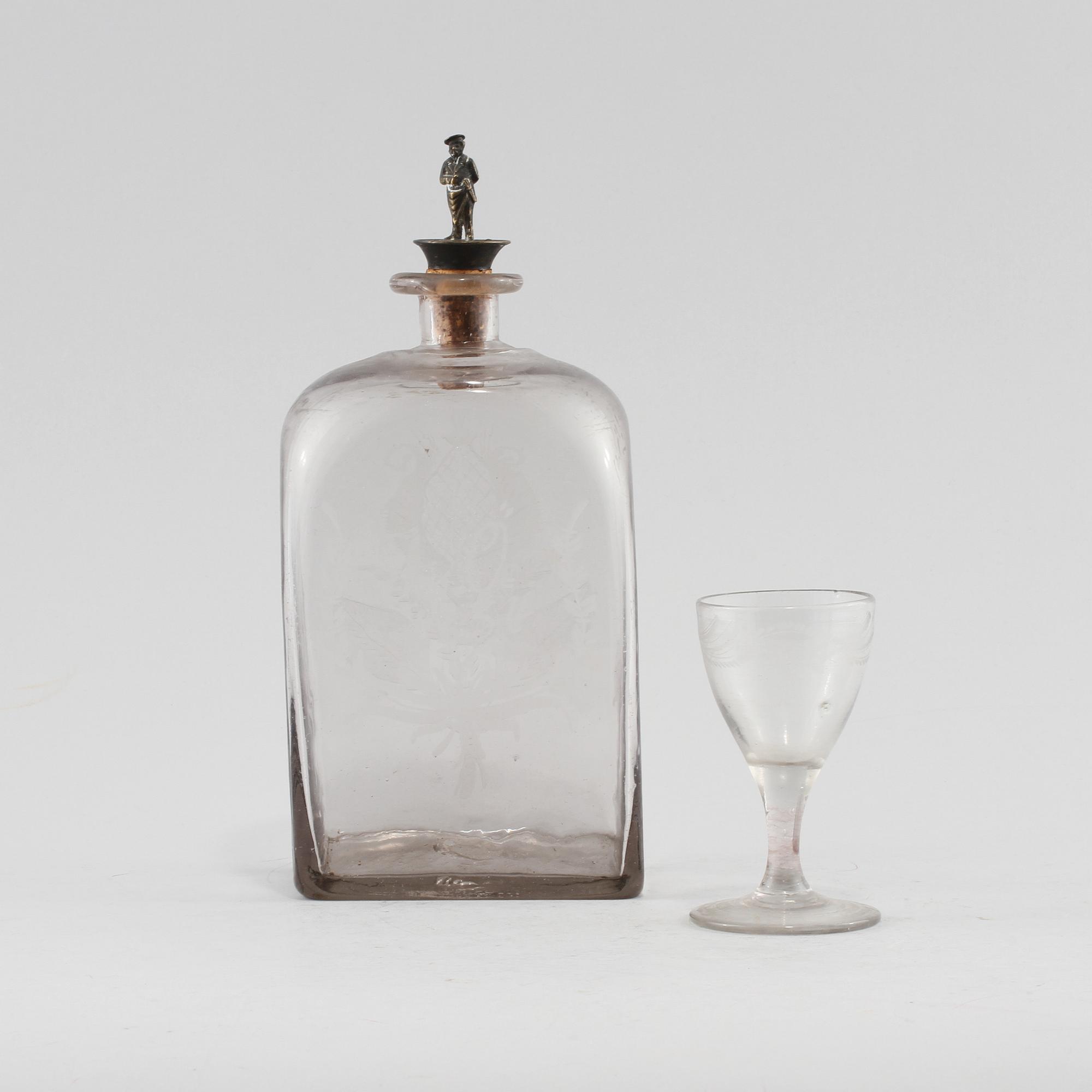FLASKA samt GLAS, 1800-talets första hälft.