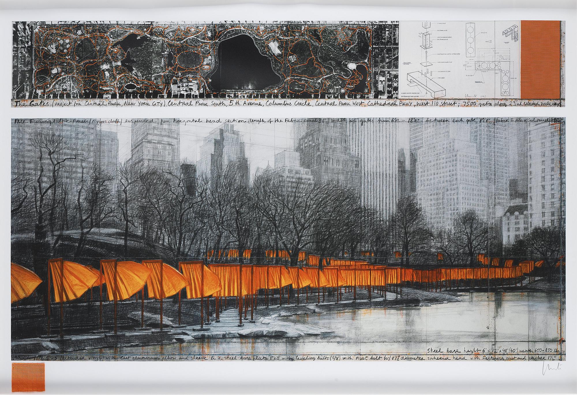 Christo & Jeanne-Claude, "The Gates, Central Park, New York".