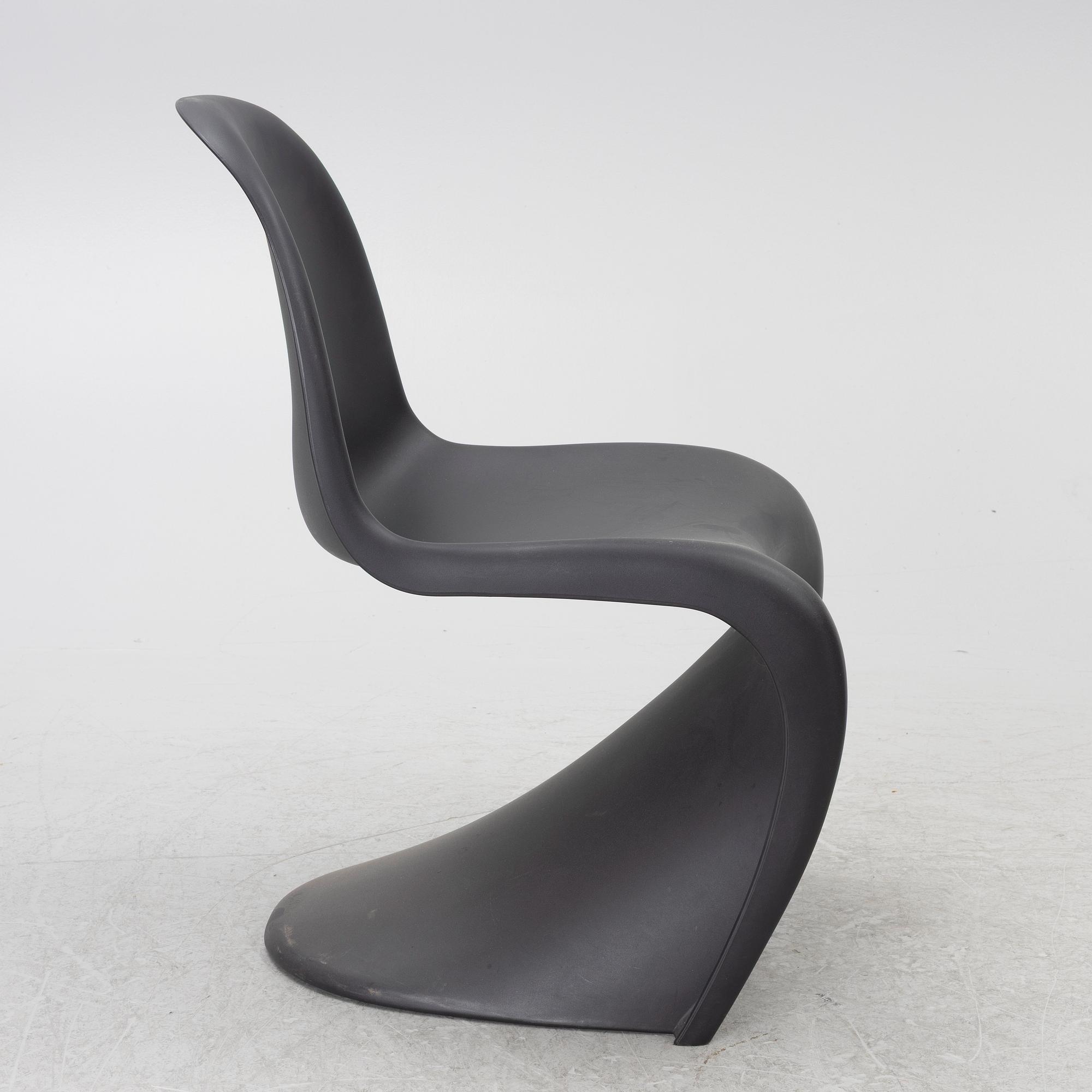 Verner Panton, stolar, 4 st, "Panton Chair Classic", Vitra.