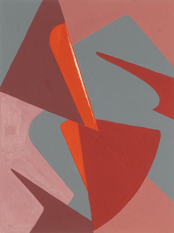 Gerd Nordenskjöld, gouache, monogramsignerad och daterad 1959.