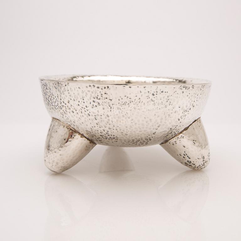 Bowl, sterling silver, Mexico.