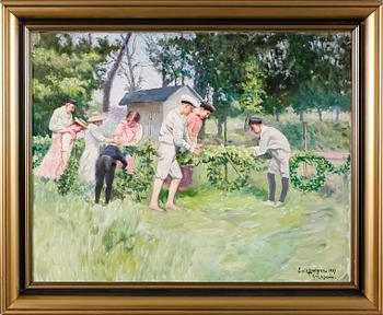 EMIL LINDGREN, olja på duk, signerad och daterad 1937.