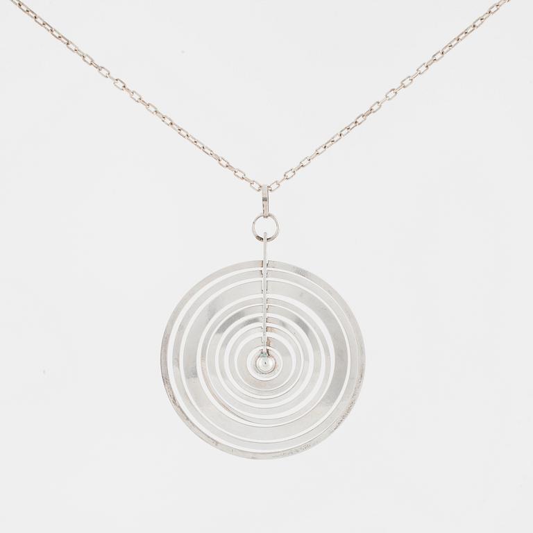 TAPIO WIRKKALA, hänge, "Silvermåne", N. Westerback, 1971.