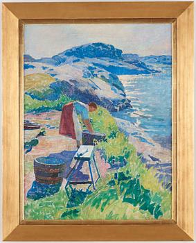 Carl Wilhelmson, "Tvätterska".