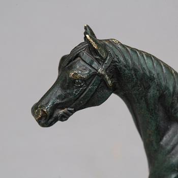 Alfred Barye, sculpture, signed, bronze,