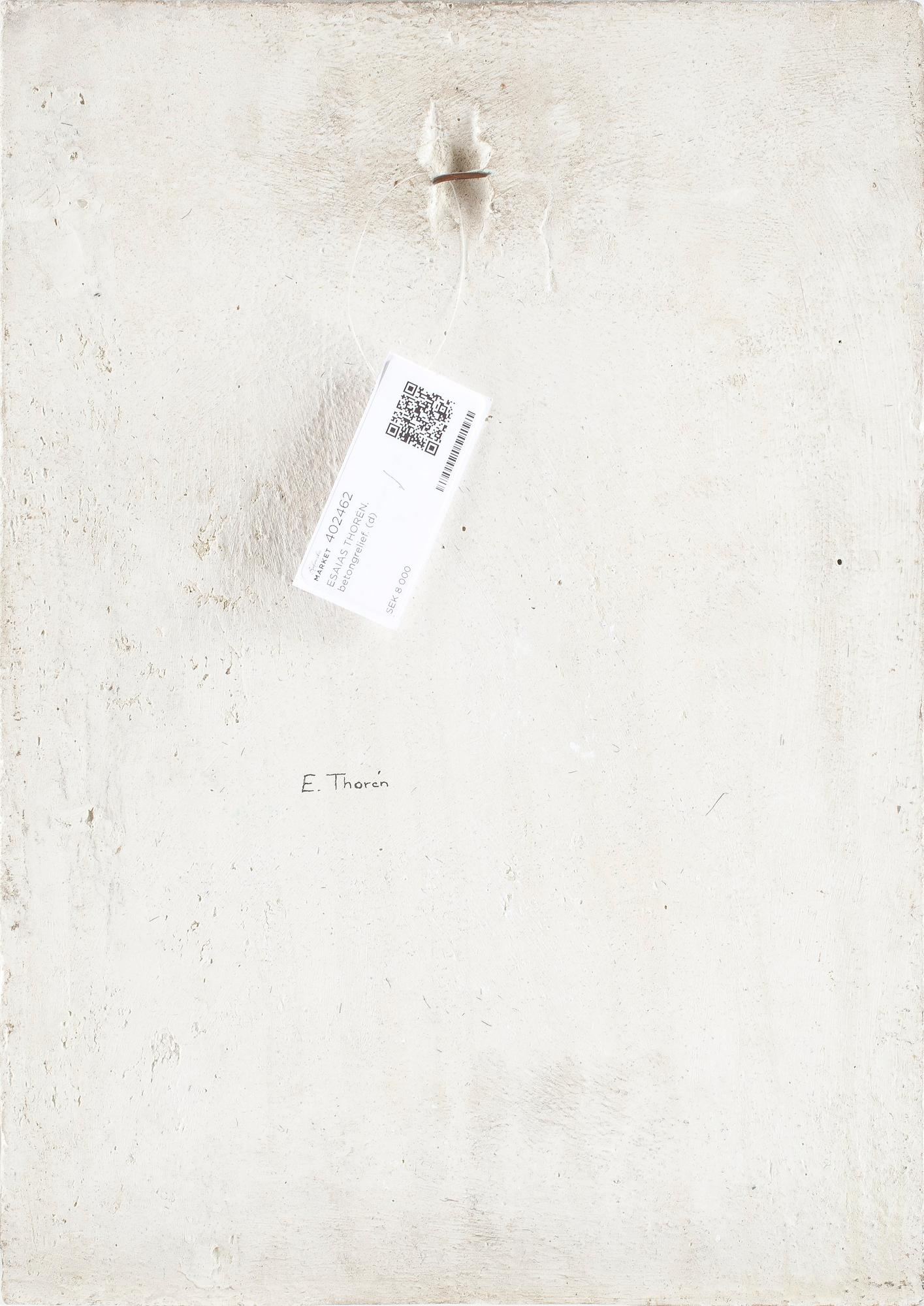 ESAIAS THORÉN, betongrelief.