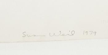 Susan Weil, collage, signed and dated 1979.