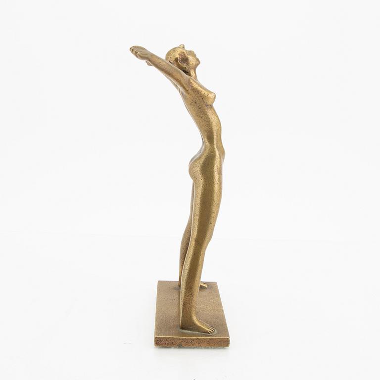 Stig Blomberg, a bronze sculpture.