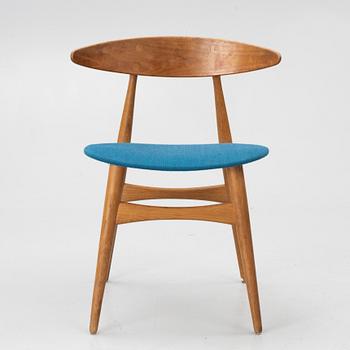 Hans J. Wegner, stolar 4 st, modellnr CH 30, Carl Hansen & Son, Danmark.