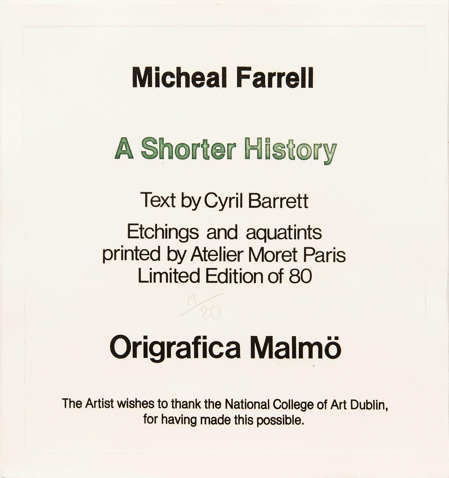 Micheal Farrell, map "A shorter History".