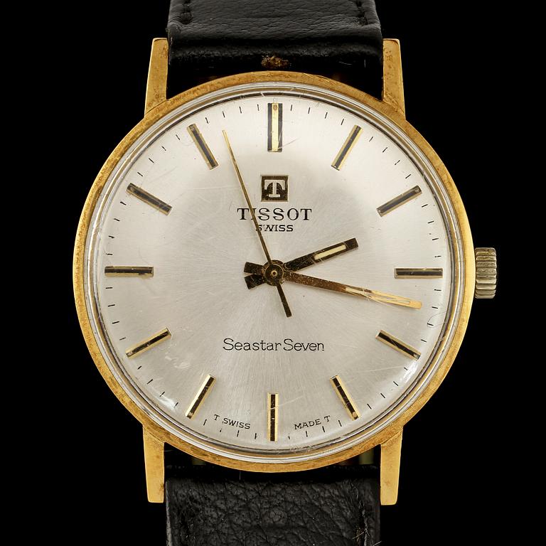 HERRARMBANDSUR, 18k, Tissot Seastar Seven, 1900-talets andra hälft.