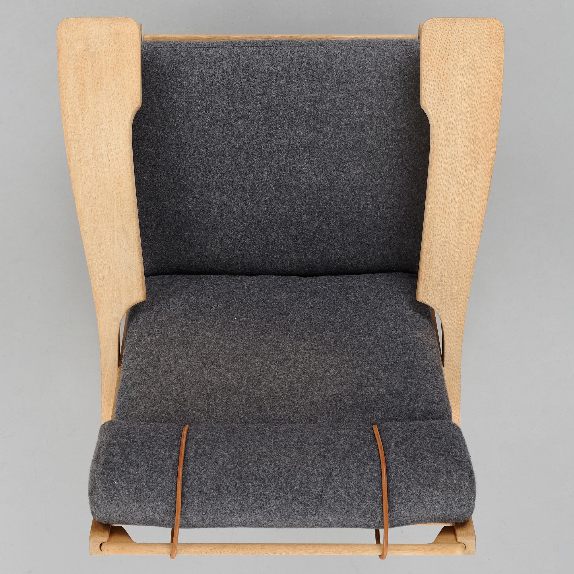 HANS J WEGNER, fåtölj, "GE375", Getama, Danmark, 1970-tal.