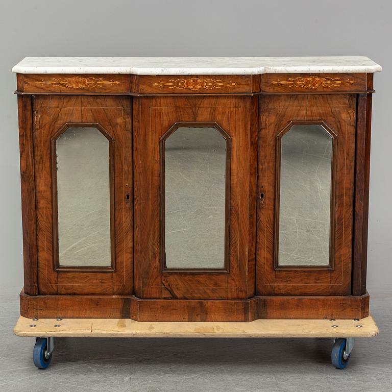 A Walnut 1800's sideboard, England.