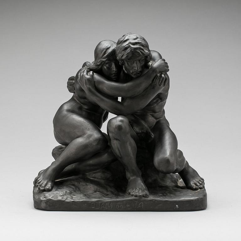 SKULPTUR, terracotta, Hans Gyde-Petersen, P Ipsens Enke, 1900-talets första hälft.