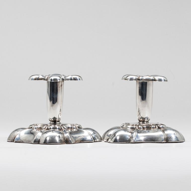 PARTI NYSILVER, 6 delar, Sverige/England 1900-tal.