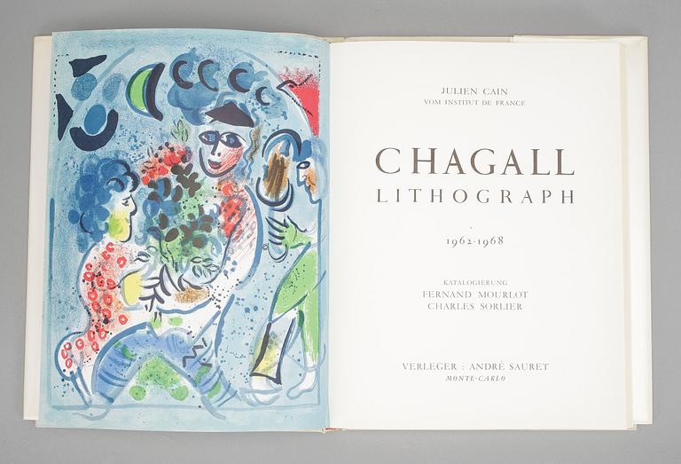 BOK, "Chagall Lithographe III", 1962-1968, utgiven av André Sauret, Frankrike 1969.
