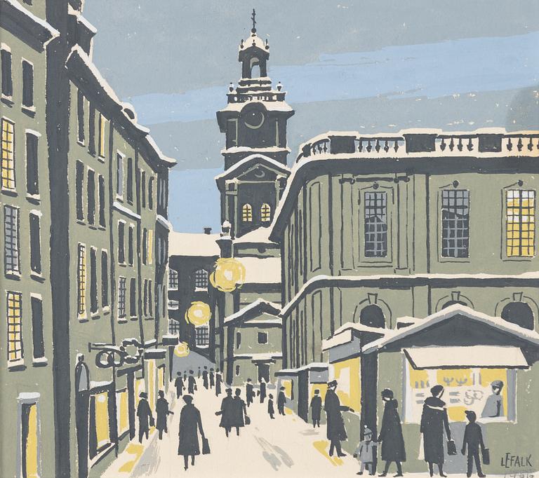 Lars Erik Falk, Stockholm motifs.