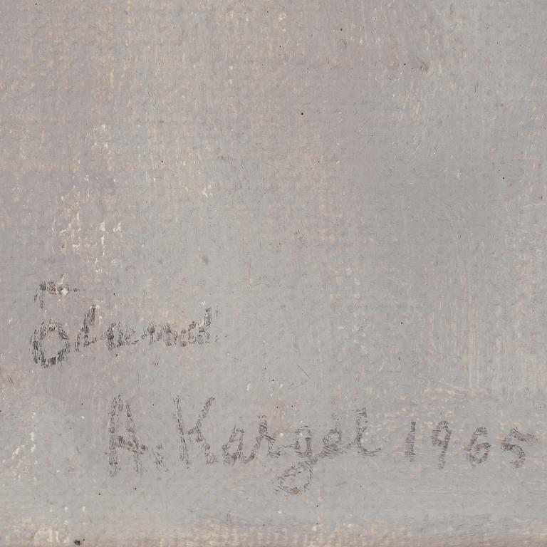 AXEL KARGEL. Olja på duk. Sign A. Kargel o dat 1965.