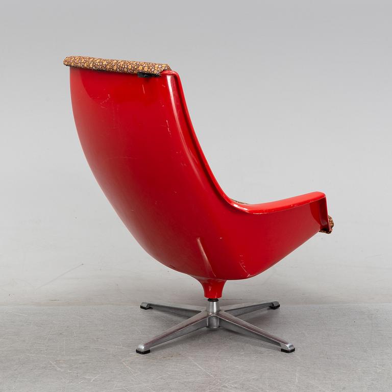 Alf Svensson & Yngvar Sandström, a 'Tellus' armchair, Overman, Tranås, 1970's.