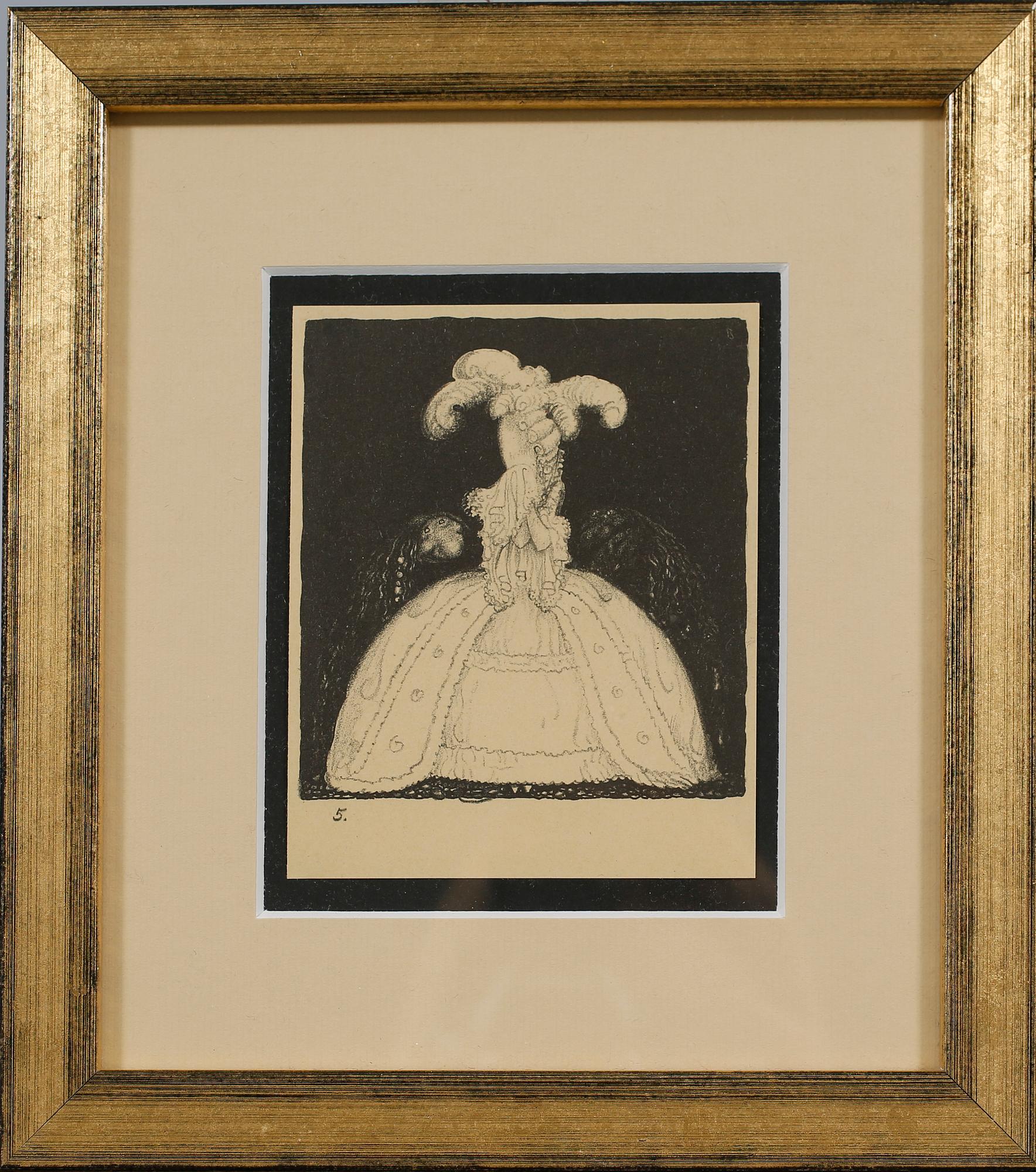 JOHN BAUER, litografi, osignerad.