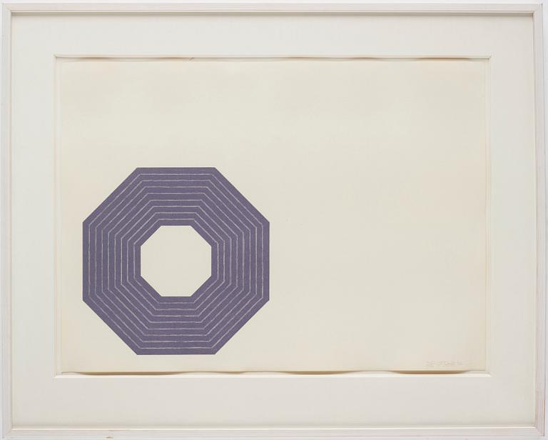 Frank Stella, "Henry Garden" from "Purple Series".