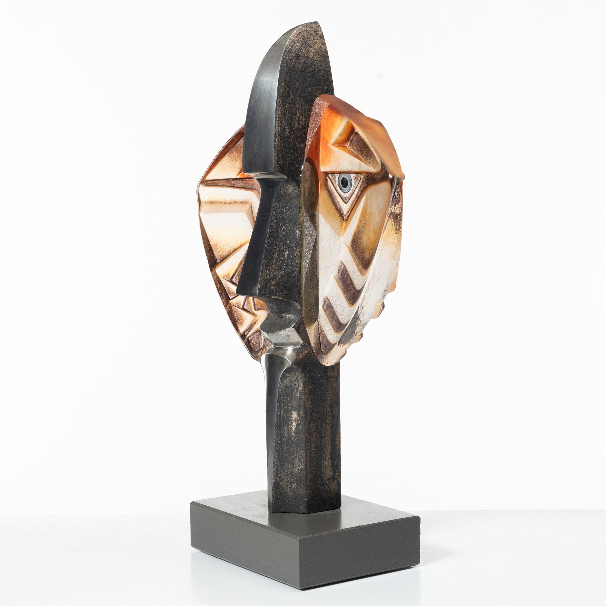 Mats Jonasson, skulptur, "Kilroy", Målerås.