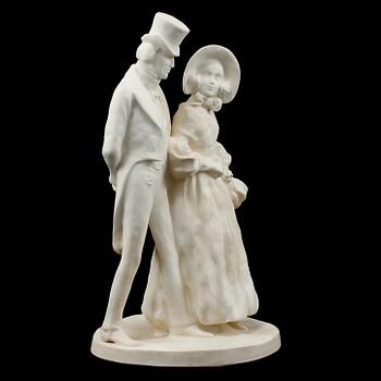 FIGURIN, parian, Ruth Milles, Gustafsberg, 1914.