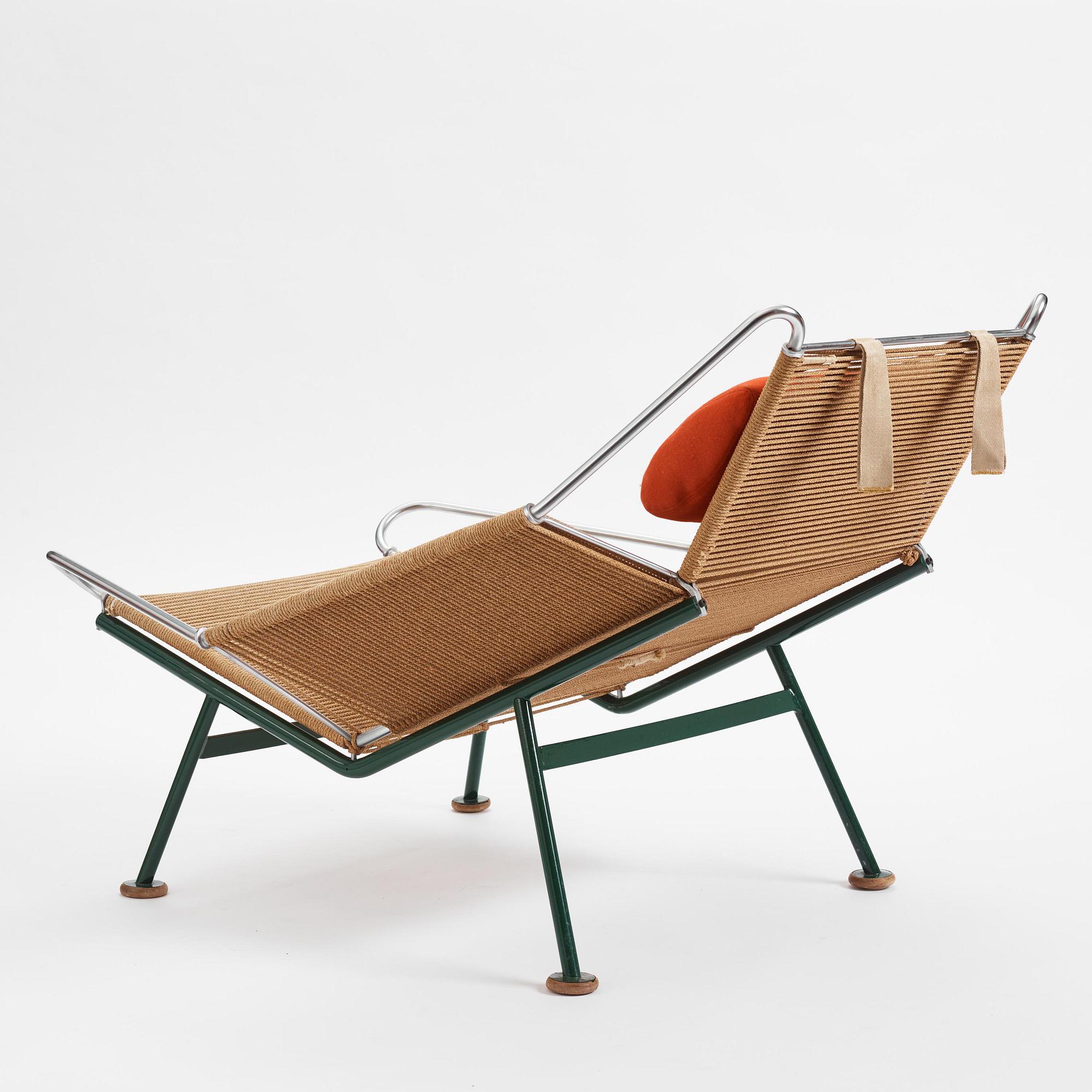 Hans J. Wegner, fåtölj, "Flag Halyard", Getama, Danmark, 1950-60-tal.
