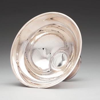 A Georg Jensen sterling bowl, Copenhagen 1925-32.