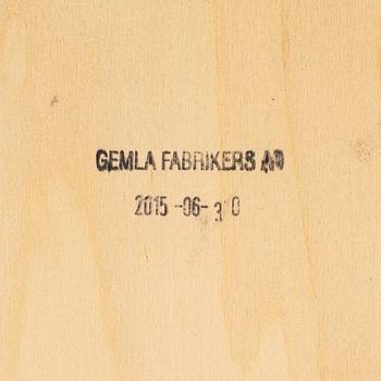 Front, a pair of beech 'Collage' chairs, Gemla, 2015.