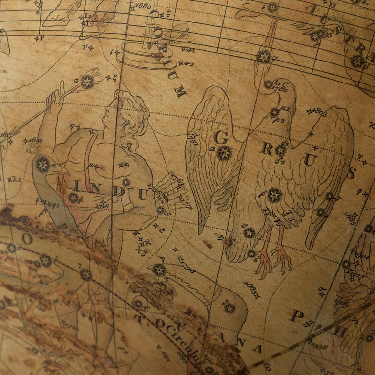 STJÄRNGLOB, Cary's New Celestial Globe, London 1816.