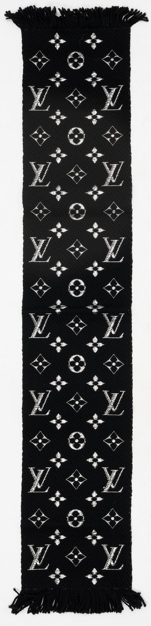 Louis Vuitton, a wool and silk mix scarf.