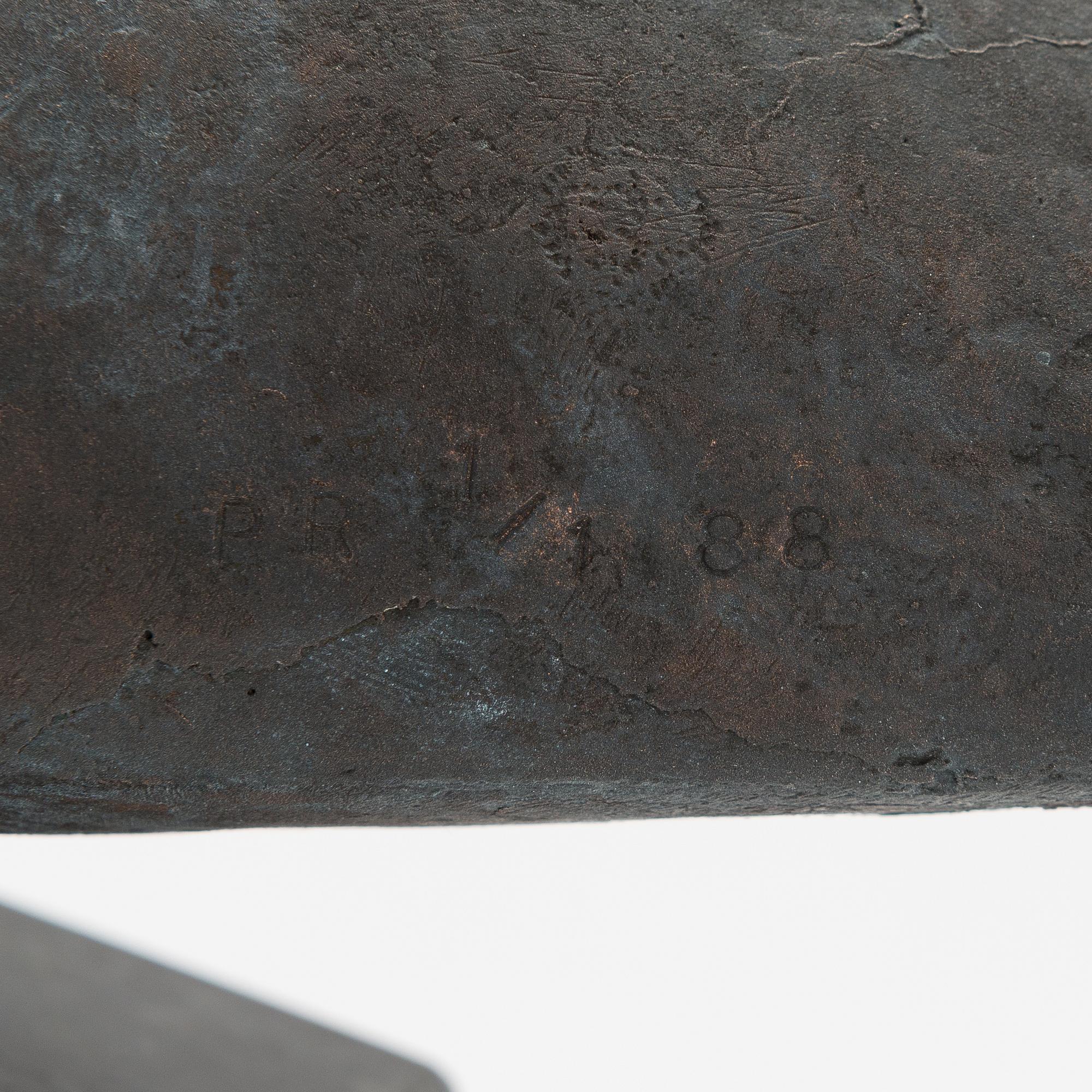 Pekka Rytkönen, skulptur, brons, signerad och märkt 1/1 88.