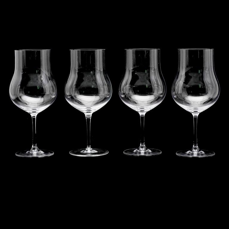 VINGLAS, 11 st, Villeroy & Boch, 1900-talets andra hälft.